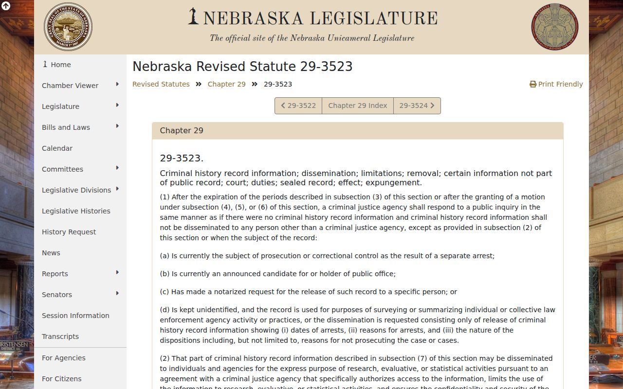 Franklin County arrest record removal and sealing law