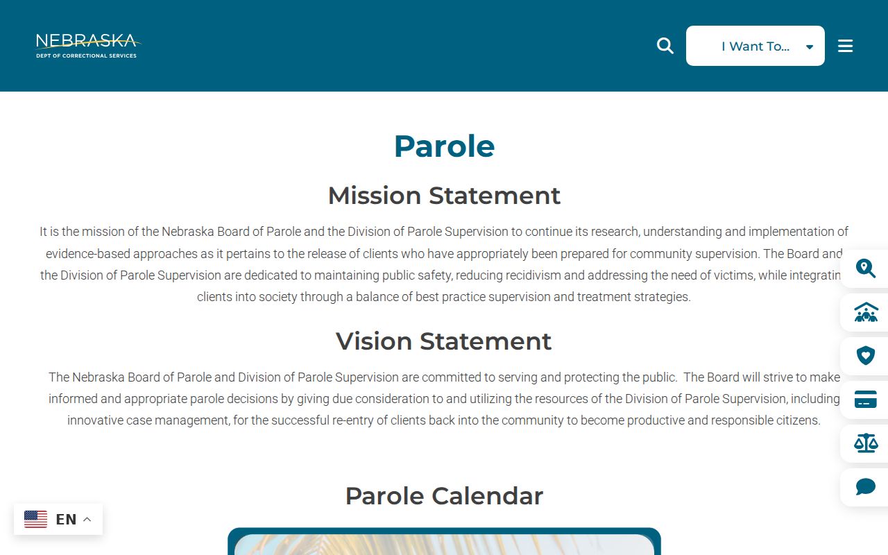 Franklin criminal records channel at the Nebraska Board of Parole